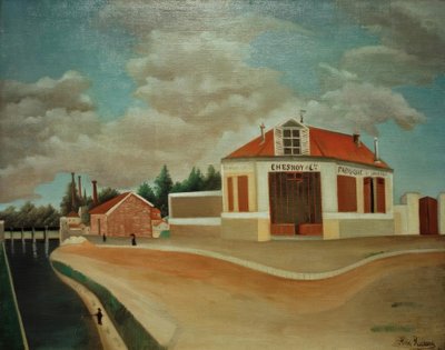 The Chair Factory in Alforville by Henri Rousseau